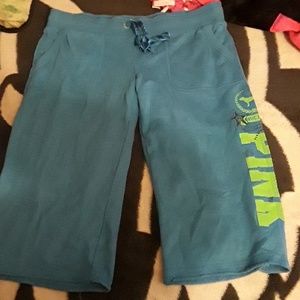 Victoria Secret pink sweat capris